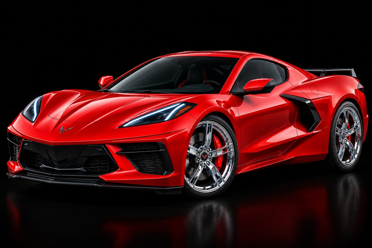Carro esportivo vermelho